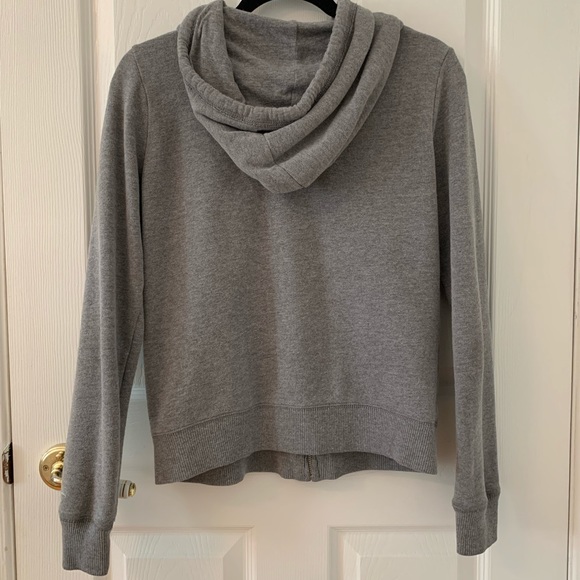 Hollister, Grey, Full-Zip Hoodie - Picture 5 of 6